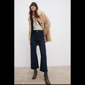 NWT Zara teddy trench coat, bloggers favorite